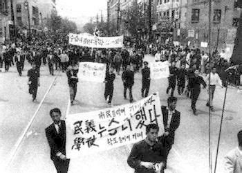 The April Revolution -  A Student-Led Uprising Against Dictatorship and Forging Democracy